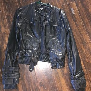 Bebe faux leather jacket